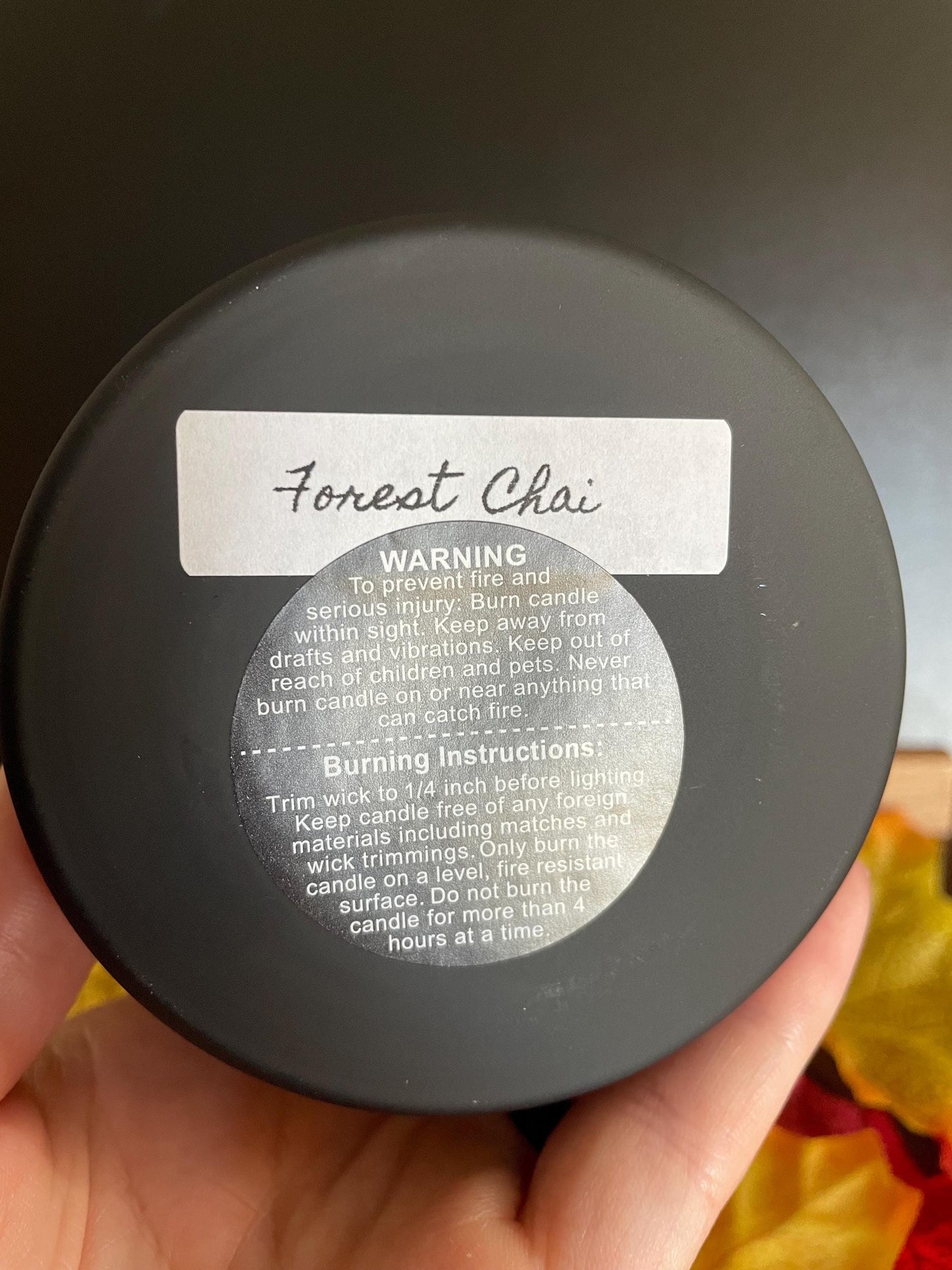 Forest Chai Soy Candle (8 ounce)