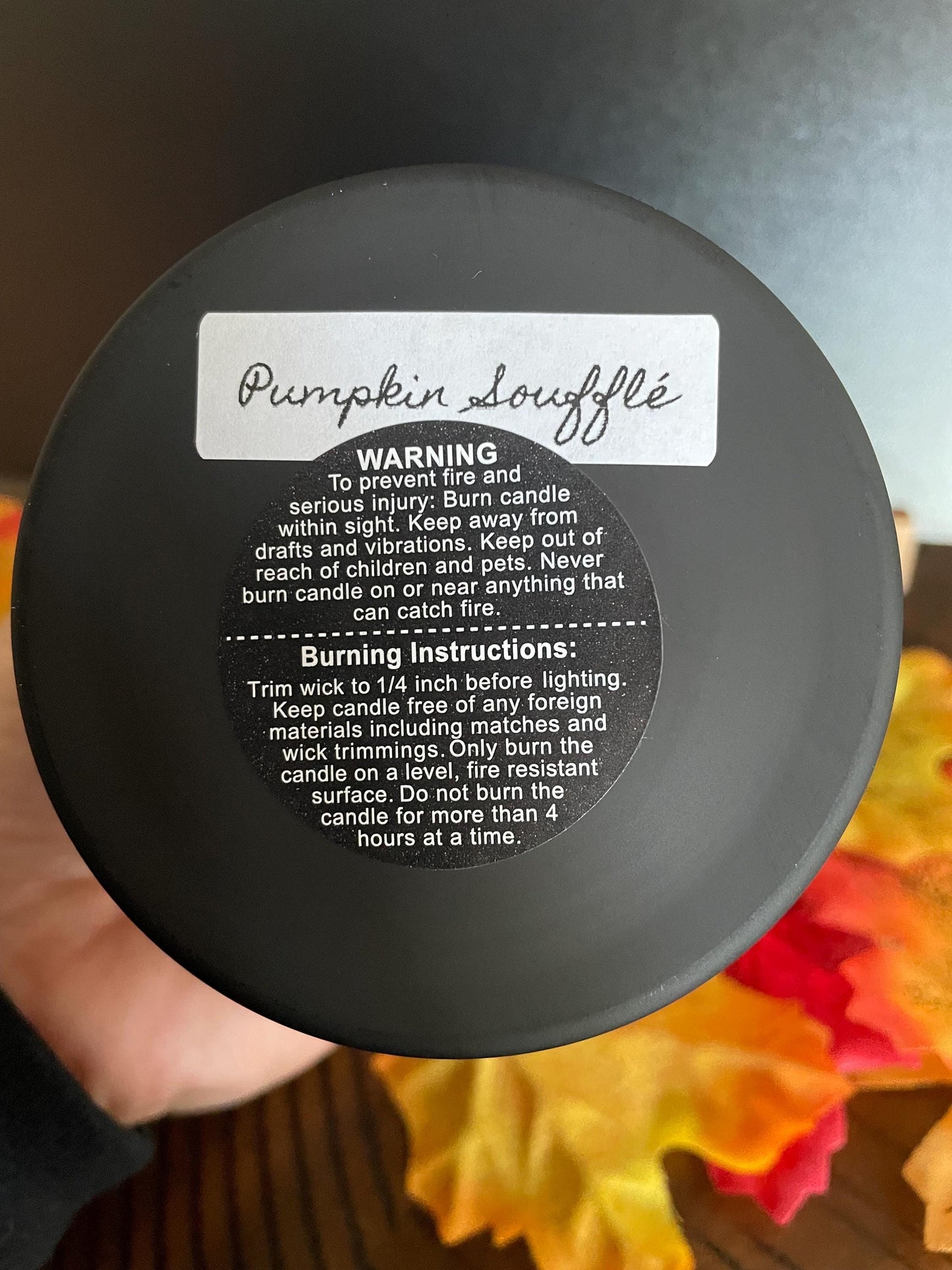 Pumpkin Soufflé Soy Candle (8 ounce)